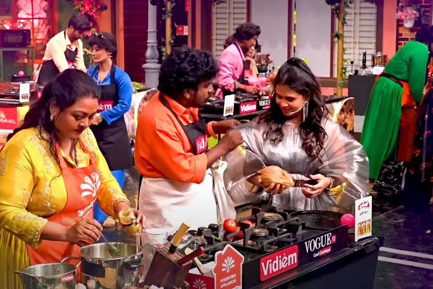 நேருக்கு நேர் மோதிக்கொள்ளும் பழைய மற்றும் புதிய போட்டியாளர்கள்..! இடையில் மாட்டிய கோமாளிகள்..! பரபரப்பின் உச்சியில் குக் வித் கோமாளி..! 3