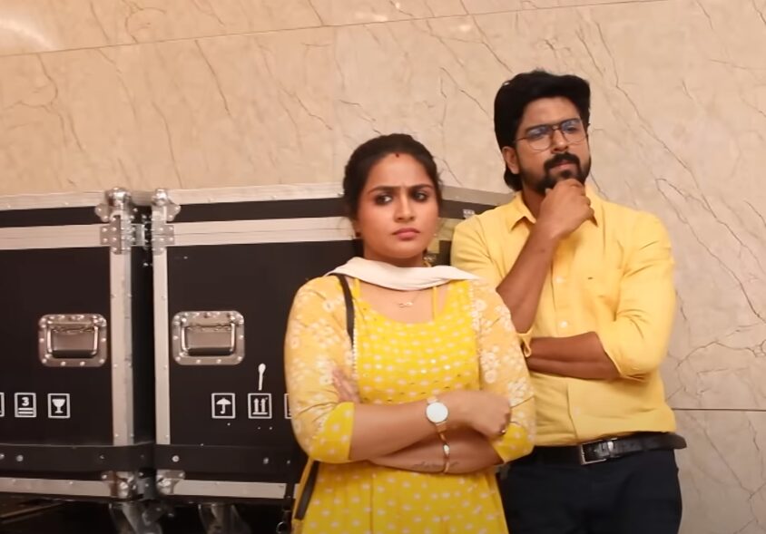 மனோஜும் ரோகிணியும் பேசியதை குறும்படம் போட்டு காண்பித்த ஜோடி நிகழ்ச்சி..! அதிர்ச்சியில் உறைந்த மனோஜ் ரோகிணி..! 3