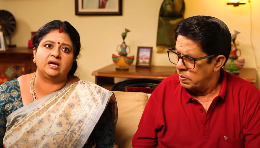 க்ரிஷ்ஷை தத்தெடுத்து வளர்க்க போறோம் என கூறிய முத்து மீனா..! மறுத்த விஜயா..! அதிர்ச்சியில் ரோகிணி...! 3
