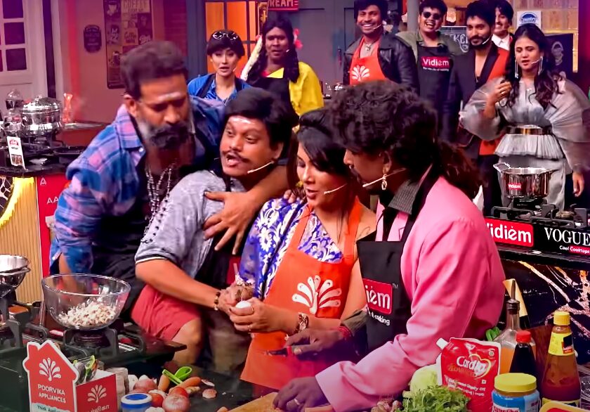 மாதம்பட்டியை அலேக்காக தூக்கி சென்ற பாபா பாஸ்கர்..! செட்டையை சிரிப்பலையில் ஆழ்த்திய பாபா பாஸ்கர்..! 3
