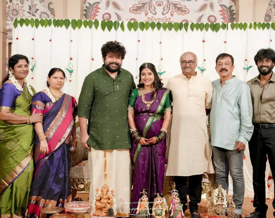 பிரம்மாண்டமாக நடைபெற்ற நடிகர் MS Bhaskar மகளின் வளைகாப்பு புகைப்படங்கள்..! கண் கலங்கிய நடிகர் MS Bhaskar..! 3