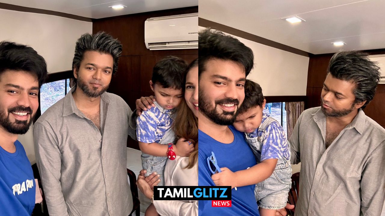 பலரும் பார்த்திராத நடிகர் விஜயின் புதிய கெட்டப்..! வைரலாகும் புகைப்படங்கள்..! 13