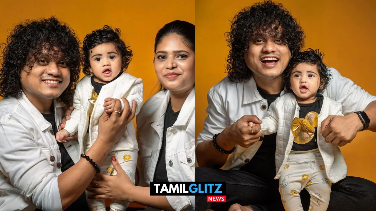 மகளை ரசிகர்களிடம் அறிமுகப்படுத்திய Pugazh..! மகளின் முதல் பிறந்தநாள் கொண்டாட்டம்..! 55