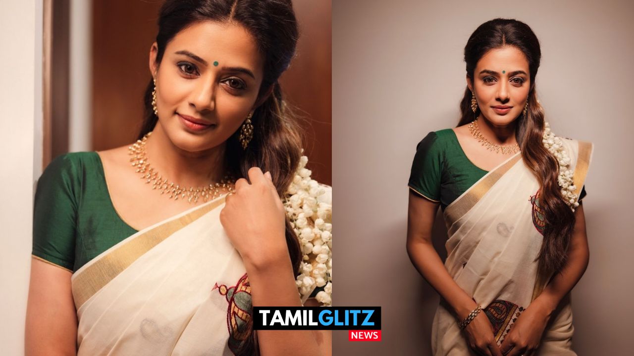 ஓணம் சேலையில் கலக்கும் முத்தழகு..! நடிகை Priyamani-ன் அசத்தலான புகைப்படங்கள்..! 1