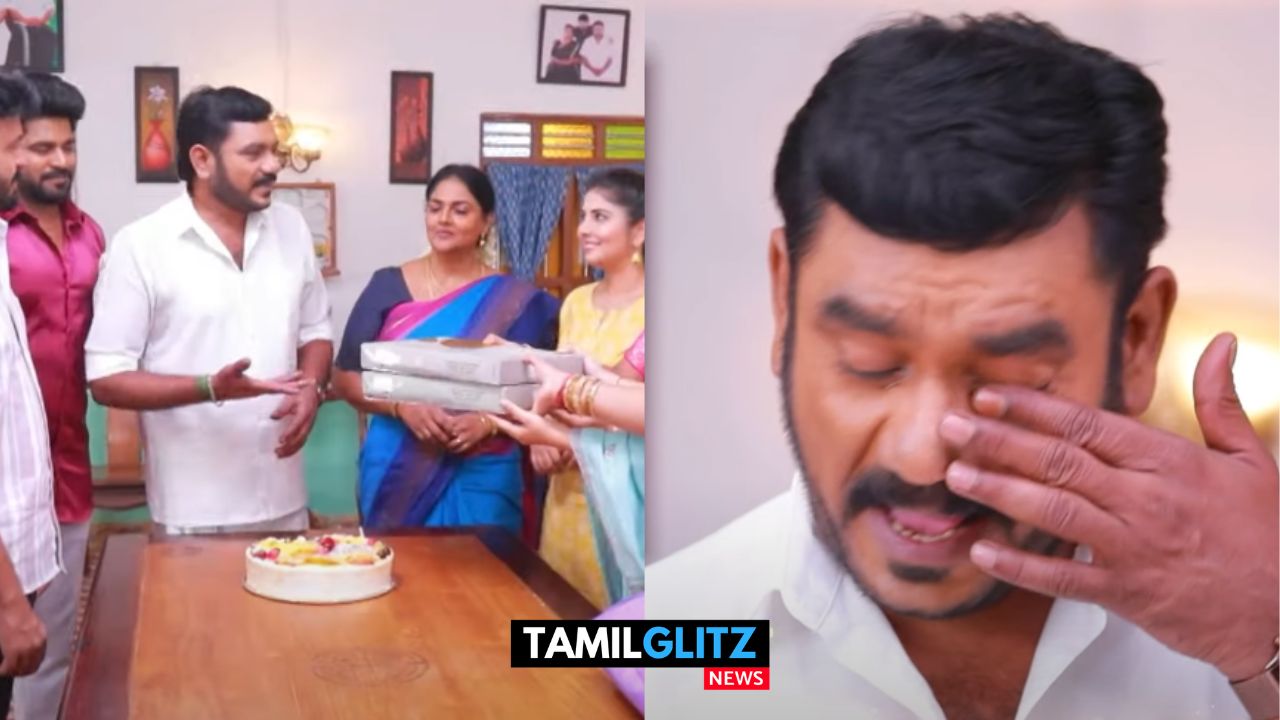 நான் இதுவரை பிறந்தநாள் கொண்டாடுனது இல்லை..! பாண்டியின் 50வது பிறந்தநாளை கொண்டாடிய மருமகள்கள்..! 45