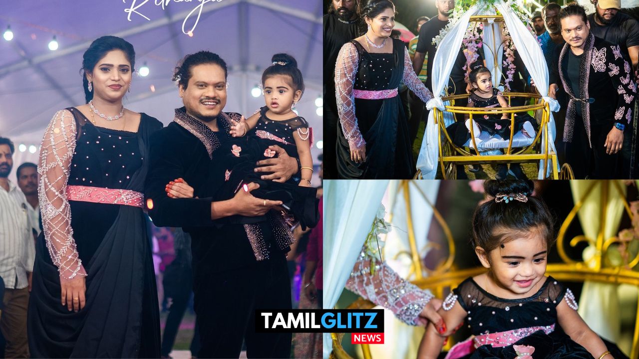 மகள் Rithanya பிறந்தநாளை கொண்டாடிய விஜய் டிவி Pugazh..! வெளியான புகைப்படங்கள்...! 33