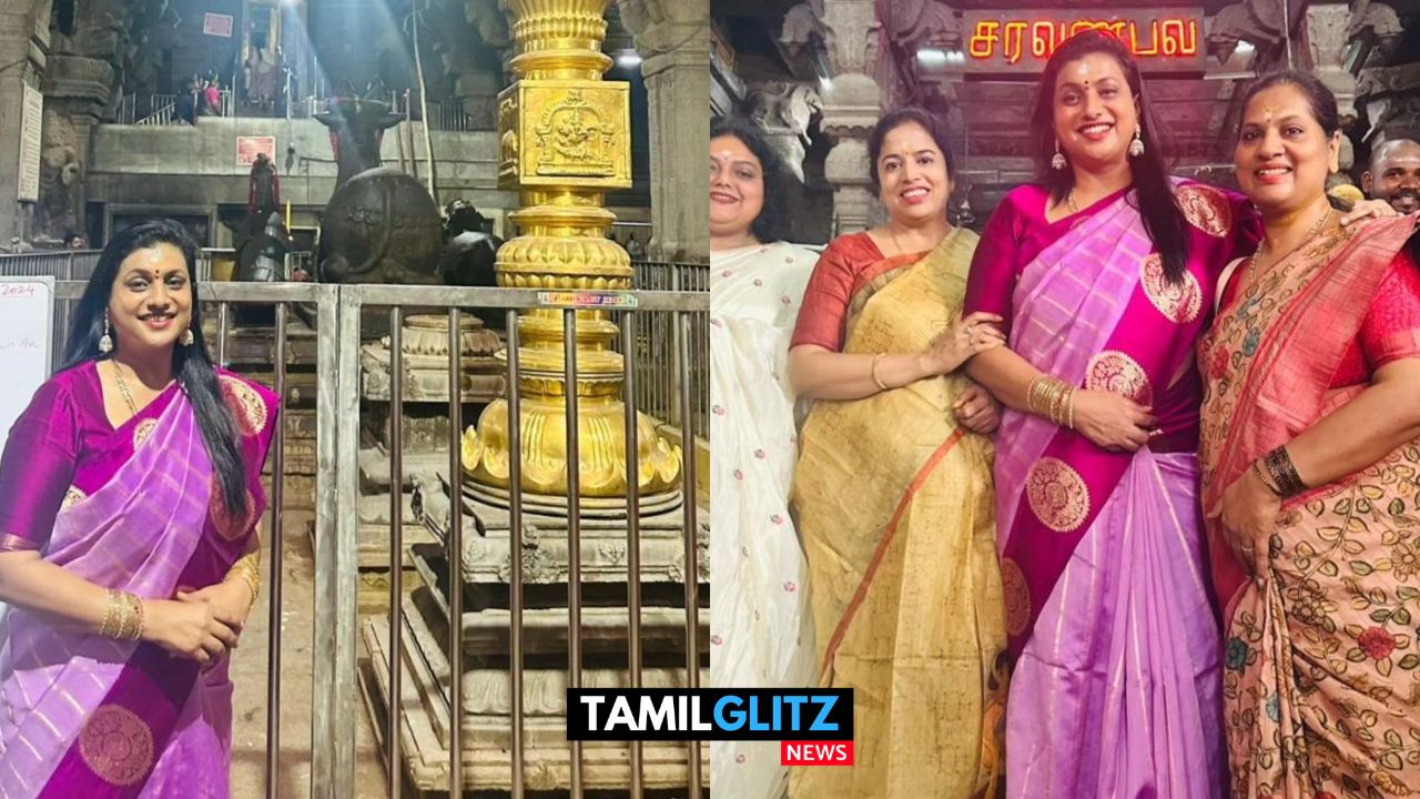 திருப்பரங்குன்றம் கோவிலில் சுவாமி தரிசனம் செய்த நடிகையும் முன்னாள் அமைச்சருமான ROJA..! 31