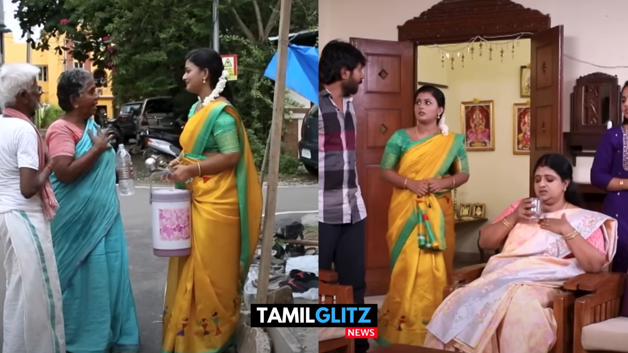 ஈஸ்வரிக்கு கொண்டு சென்ற உணவை பெரியவர்களுக்கு கொடுத்த மீனா..! கடை உணவால் உடல்நிலை சரி இல்லாமல் போன ஈஸ்வரி..! சிறகடிக்க ஆசை..! 93