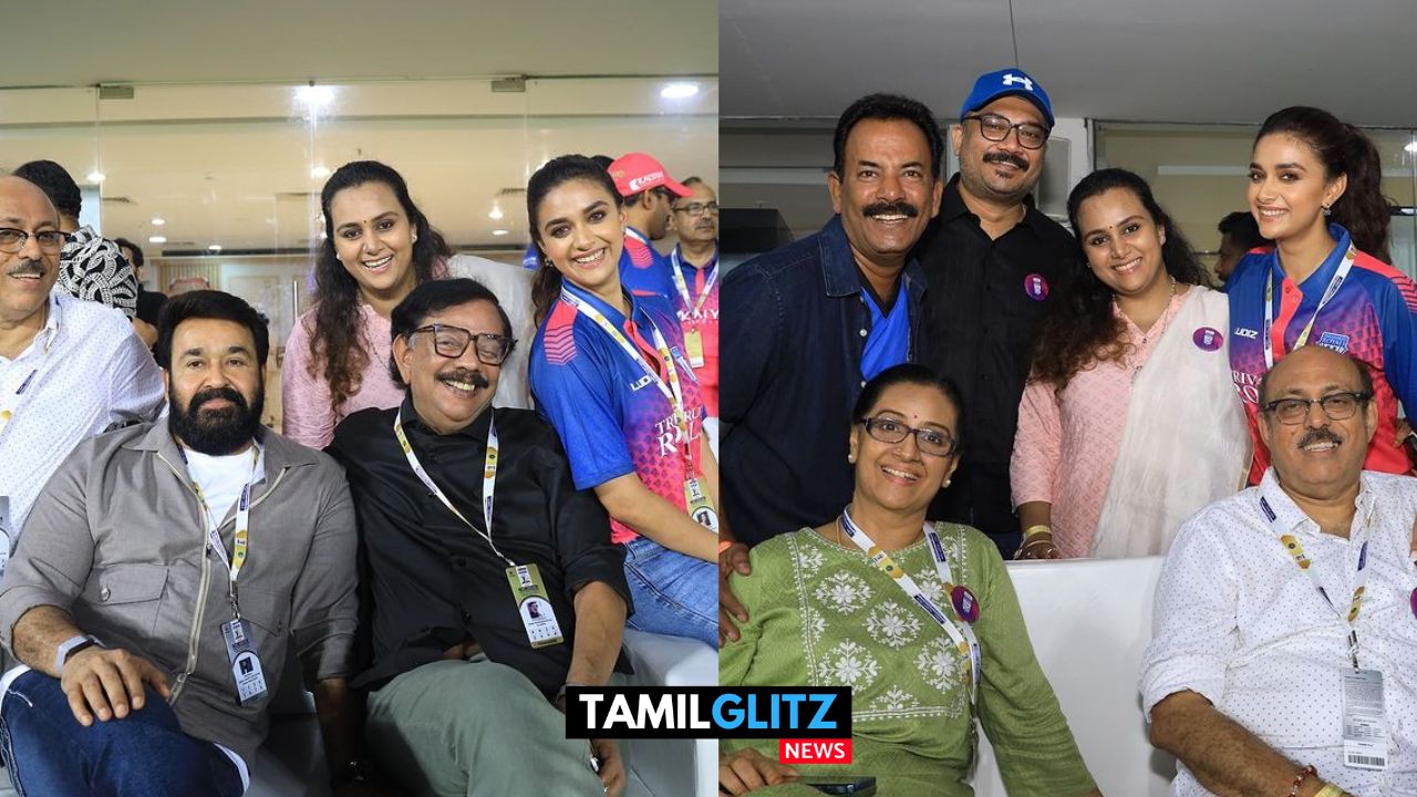 சொந்தமாக வாங்கிய கிரிக்கெட் அணி..! விளையாட்டை பார்க்க குடும்பத்துடன் வந்த நடிகை கீர்த்தி சுரேஷ்..! வைரலாகும் புகைப்படங்கள்..! 71