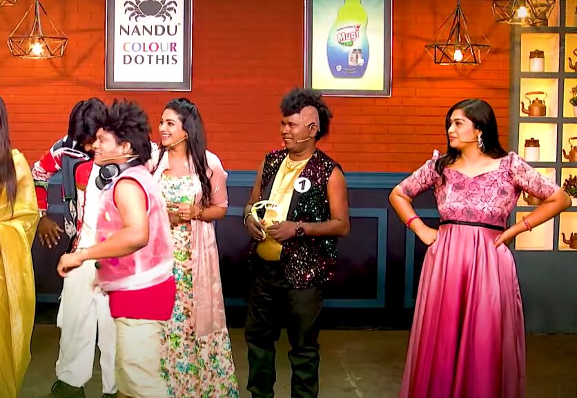 ரெடின் கிங்ஸ்லி போல வந்து கலக்கும் குரேஷி..! சிரிப்பால் அதிர்ந்த அரங்கம்..! குக் வித் கோமாளி ப்ரோமோ..! 3