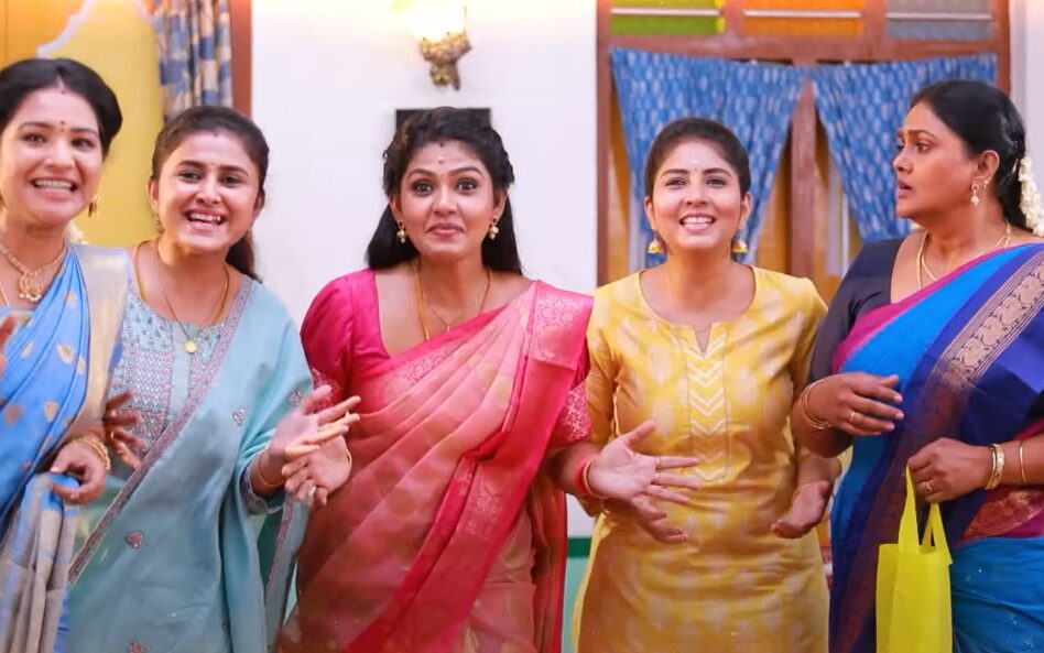 நான் இதுவரை பிறந்தநாள் கொண்டாடுனது இல்லை..! பாண்டியின் 50வது பிறந்தநாளை கொண்டாடிய மருமகள்கள்..! 3