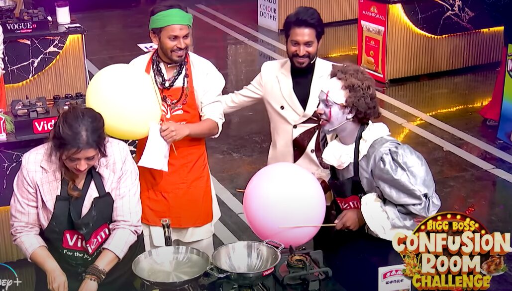 பேயா இருந்தாலும் கொஞ்சமாவது அறிவு வேண்டாமாடா..! சரத்தை கலாய்த்த குரேஷி..! குக் வித் கோமாளி ப்ரோமோ இதோ..! 3