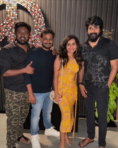 கோலாகலமாக நடைபெற்ற DON பட இயக்குனர் சிபி சக்கரவர்த்தி பேச்சுலர் பார்ட்டி..! கலந்துகொண்ட நடிகர் சிவகார்த்திகேயன்..! 3