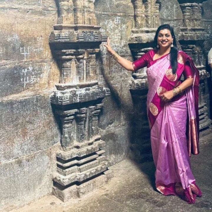 திருப்பரங்குன்றம் கோவிலில் சுவாமி தரிசனம் செய்த நடிகையும் முன்னாள் அமைச்சருமான ROJA..! 5