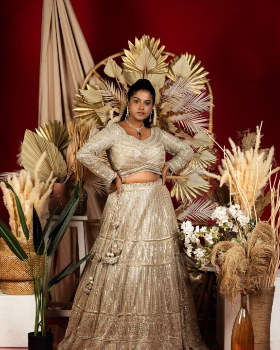 அழகில் தெறிக்க விடும் சுந்தரி சீரியல் கேபி..! வெறித்தனமாக வைரலாகும் புகைப்படம்..! 3