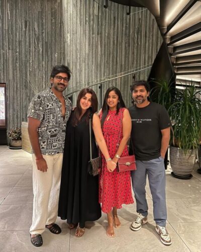 நடிகர் Vaibhav குடும்பத்துடன் சுற்றுலா சென்ற நடிகர் Aadhi மற்றும் Nikki..! 3