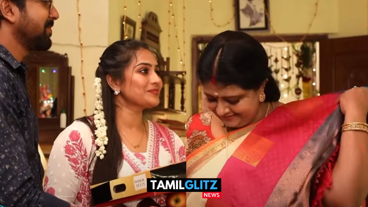 விஜயாவுக்கு புடவை வாங்கி கொடுத்த மனோஜ் மற்றும் ரோகிணி..! சந்தோஷத்தில் குதிக்கும் விஜயா..! சிறகடிக்க ஆசை ப்ரோமோ..! 97