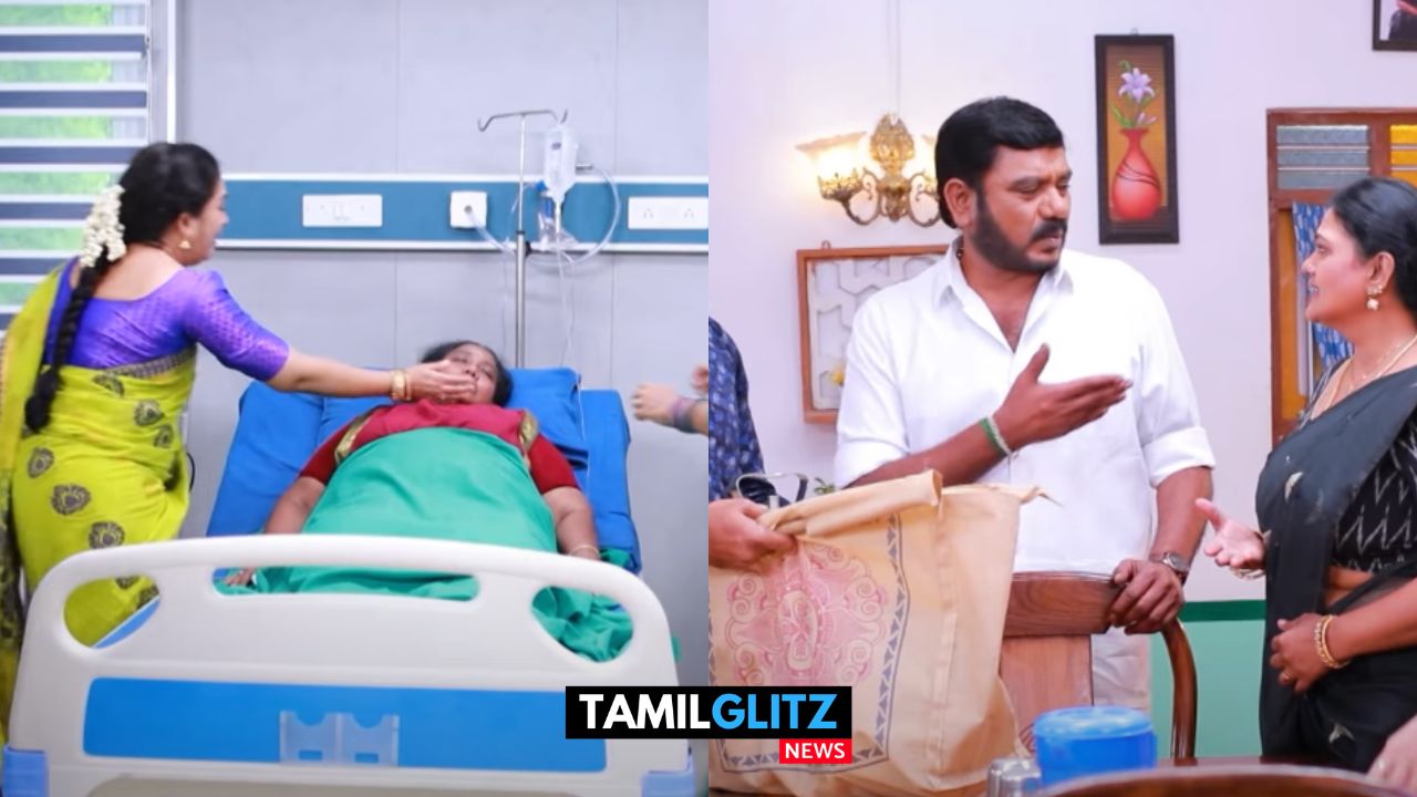 உடல்முடியாத அம்மாவுக்கு உணவு சமைச்சு கொடுக்கும் கோமதி..! கண்டுபிடித்த பாண்டி..! பாண்டியன் ஸ்டோர்ஸ் ப்ரோமோ..! 25