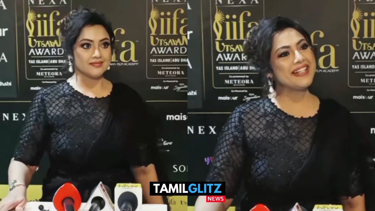 ஹிந்தியில் பேச சொன்ன செய்தியாளர்..! கடுப்பாகி திட்டிய நடிகை Meena..! 47
