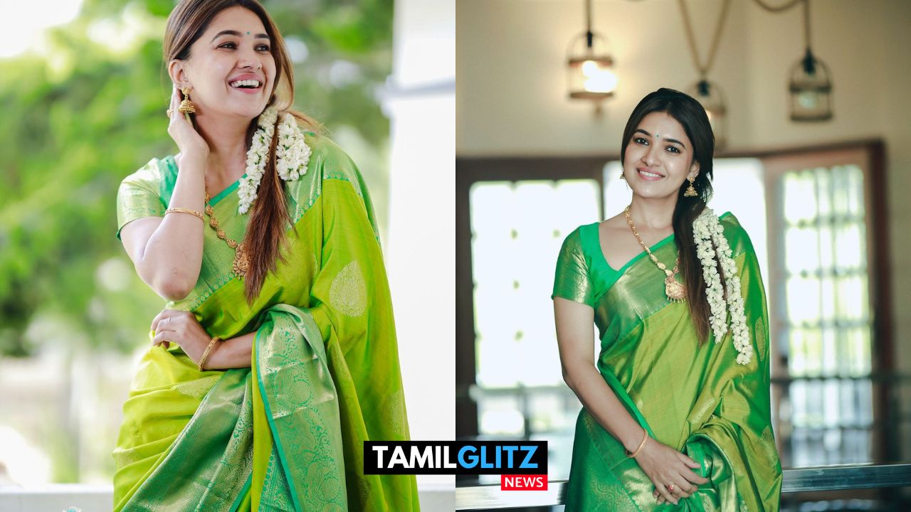 அழகில் அசத்தும் நடிகை வாணி போஜன்..! வைரலாகும் செம்ம கியூட்டான புகைப்படங்கள்..! 49