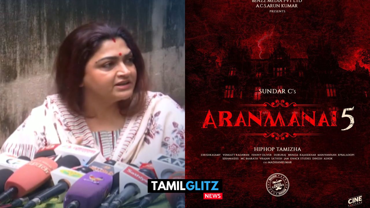 வெளியான அரண்மனை 5 படத்தின் அப்டேட்..! கடுப்பாகி நடிகை குஷ்பு போட்ட அதிர்ச்சி பதிவு..! 41