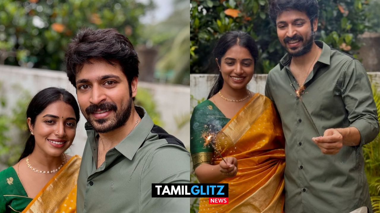 மனைவியுடன் தீபாவளியை கொண்டாடிய நடிகர் ஹரிஷ் கல்யாண்..! வைரலாகும் செம்ம கியூட்டான புகைப்படங்கள்..! 95