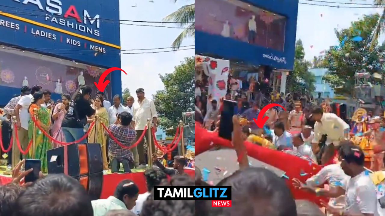திடீரென இடிந்து விழுந்த மேடை..! நடிகை Priyanka Mohan-க்கு பலத்த அடி..! நல்வாய்ப்பாக உயிர்தப்பிய Priyanka Mohan..! 73