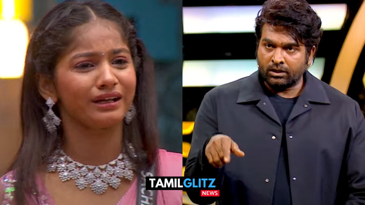 சாப்பாடு கேட்டதுக்கு கொடுக்கல சார்..! விஜய் சேதுபதியிடம் கதறி அழுத சாச்சனா..! Bigg Boss Promo..! 13