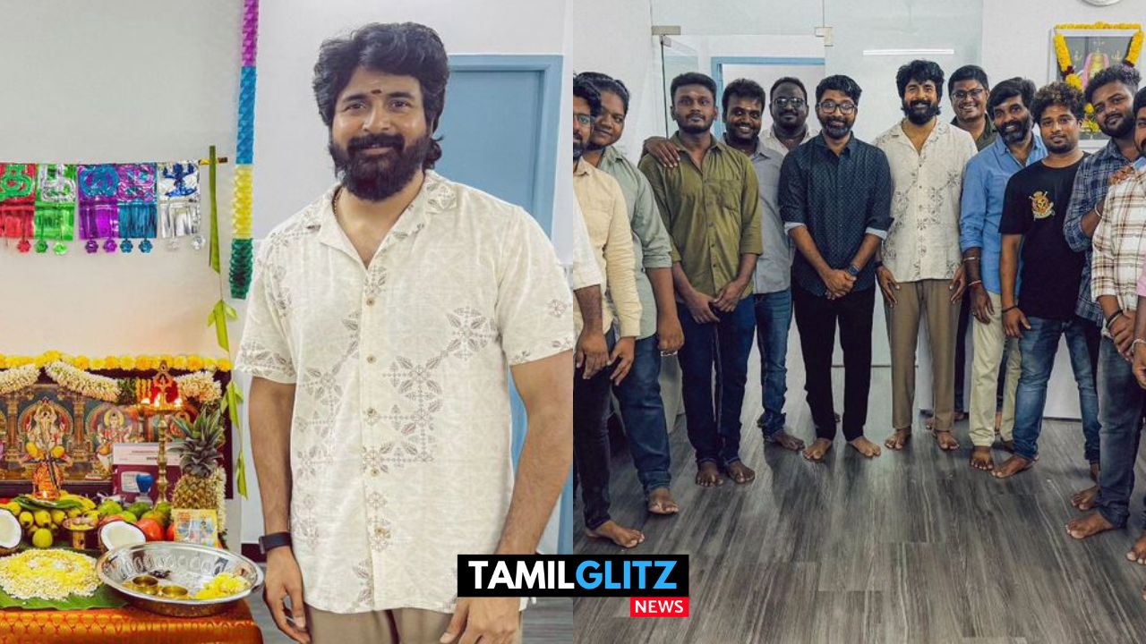 அலுவலகத்தில் ஆயுத பூஜை கொண்டாடிய நடிகர் Sivakarthikeyan...! வெளியான புகைப்படங்கள்..! 59