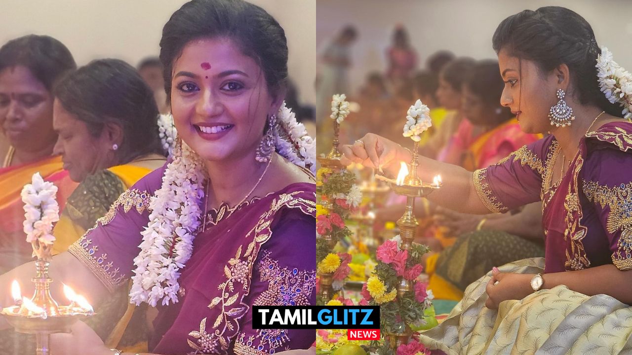 விளக்கு பூஜையில் கலந்துகொண்ட சிறகடிக்க சீரியல் நாயகி மீனா..! செம்ம கியூட்டான புகைப்படங்கள்..! 107