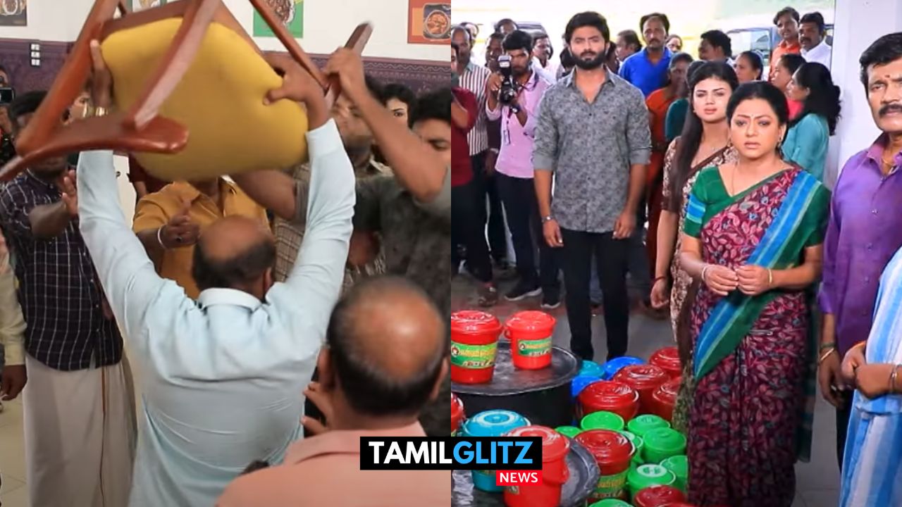 கெட்டுப்போன இறைச்சியில் சமையல்..! வெடித்த கலவரம்..! சீல் வைக்கப்பட்ட பாக்கியா ஹோட்டல்..! 89