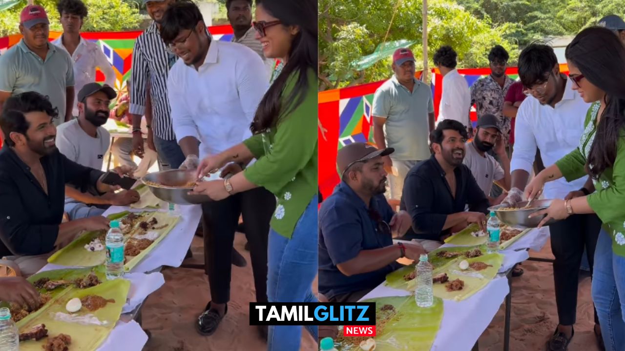 ரெட்ட தல படப்பிடிப்பு முடிந்தது..! படக்குழுவினருக்கு கறிவிருந்து கொடுத்த நடிகர் Arunvijay..! 93