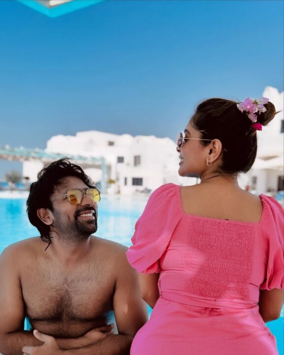 மனைவி KiKi உடன் தேனிலவு சென்ற நடிகர் Santhanu..! வைரலாகும் புகைப்படங்கள்..! 3