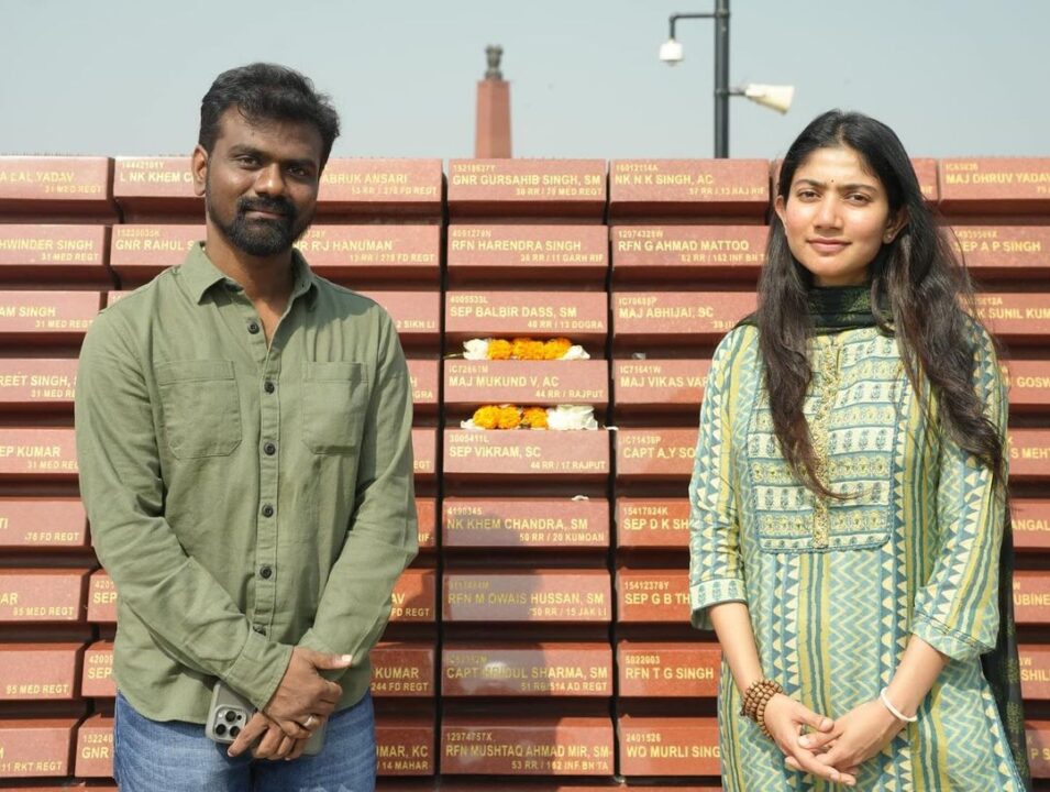 மேஜர் முகுந்த் நினைவிடத்தில் மரியாதை செய்த நடிகை சாய்பல்லவி...! 3