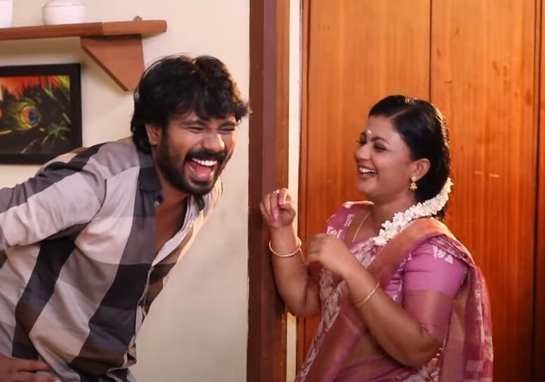 மிரட்டிய மனோஜ்..! மனோஜ் மற்றும் ரோகிணியை பெல்ட்டால் உரித்த மீனா..! சிறகடிக்க ஆசை ப்ரோமோ இதோ..! 3