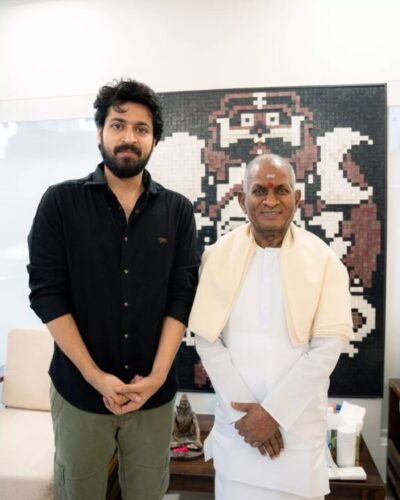 Ilayaraja-ஐ நேரில் சந்தித்து வாழ்த்துப்பெற்ற லப்பர் பந்து படக்குழுவினர்..! 3
