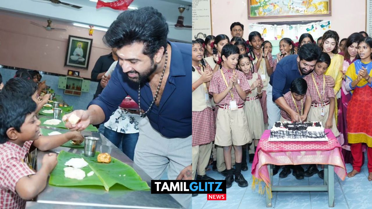 பள்ளி குழந்தைகளுடன் பிறந்தநாளை கொண்டாடிய நடிகர் அருண்விஜய் 25