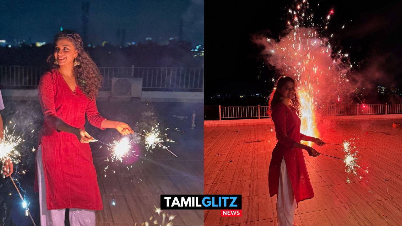 செம்ம கியூட்டாக தீபாவளி கொண்டாடிய நடிகை கீர்த்தி சுரேஷ்..! 73