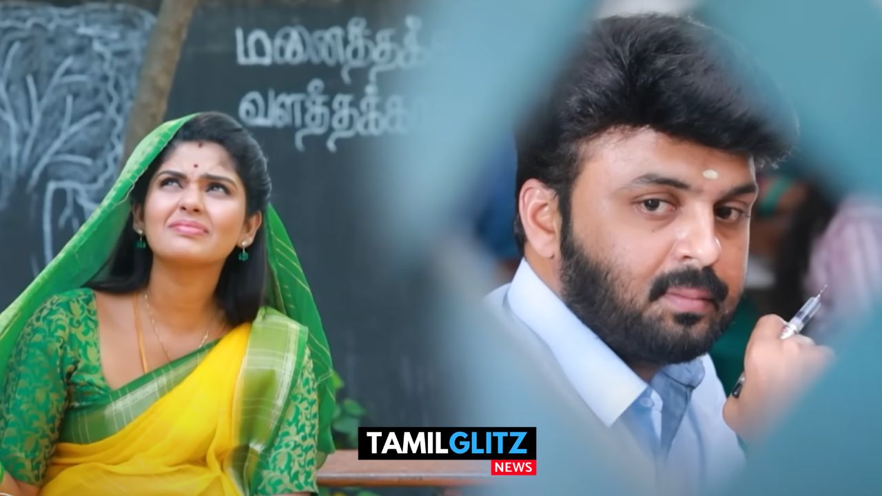 தேர்வு எழுதும் செந்தில்..! வெளியே காத்திருக்கும் மீனா..! பாண்டியன் ஸ்டோர்ஸ் ப்ரோமோ..! 13