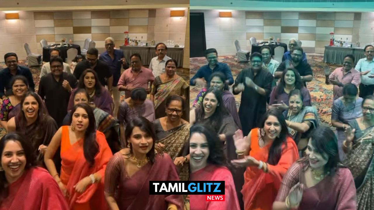 குடும்பத்துடன் குத்தாட்டம் போட்ட இயக்குனர் கே எஸ் ரவிக்குமார்..! வேறே லெவெலில் வைரலாகும் வீடியோ..! 79