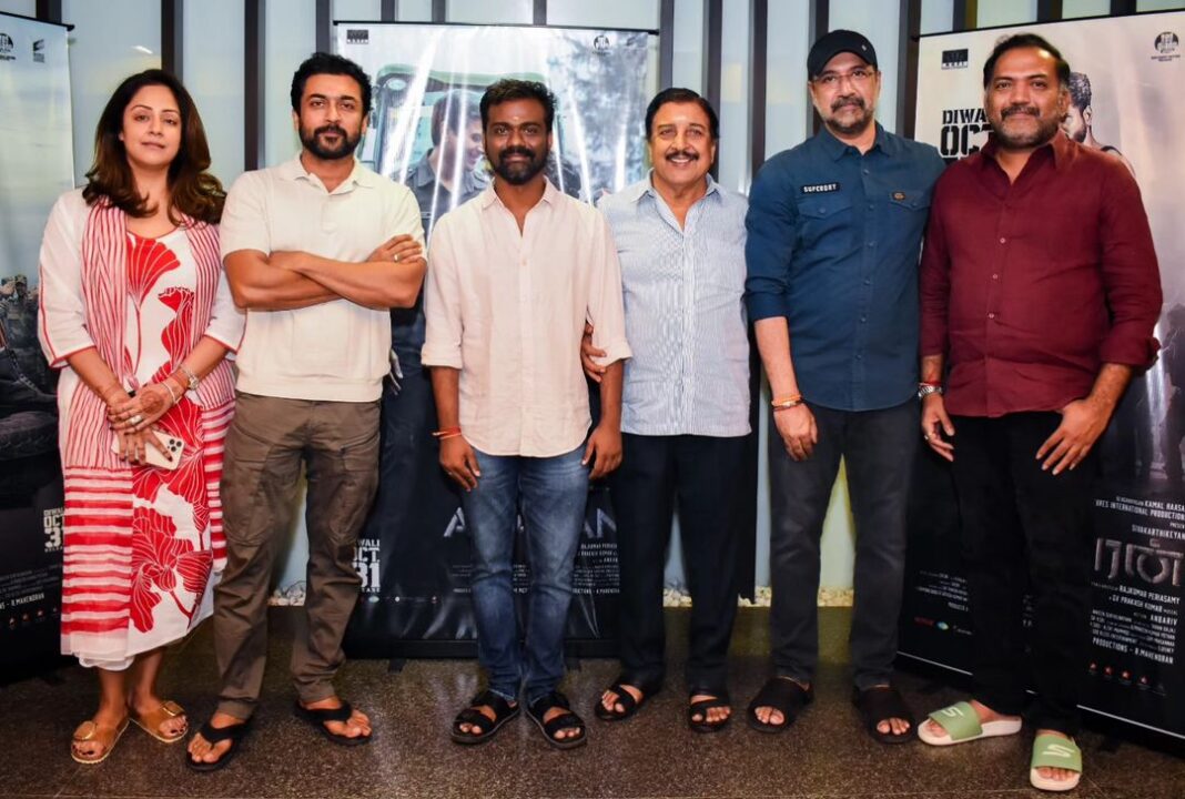 அமரன் படம் பார்த்த சூர்யா ஜோதிகா..! வெளியான புகைப்படங்கள்..! 3