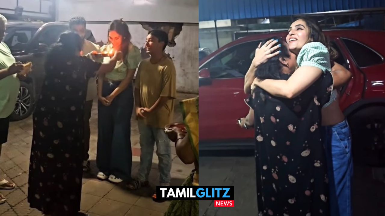 BIGGBOSS-ல் இருந்து வந்த ஸ்ருத்திகாவுக்கு பலத்த வரவேற்பு கொடுத்த குடும்பத்தினர்..! கண் கலங்கி போன ஸ்ருத்திகா 23