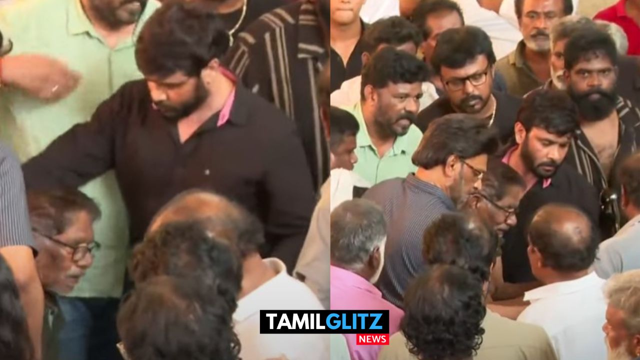 மகனுக்கு இறுதி சடங்கு செய்த இயக்குனர் பாரதிராஜா..! நெஞ்சை உருக்கும் காட்சிகள்..! 11