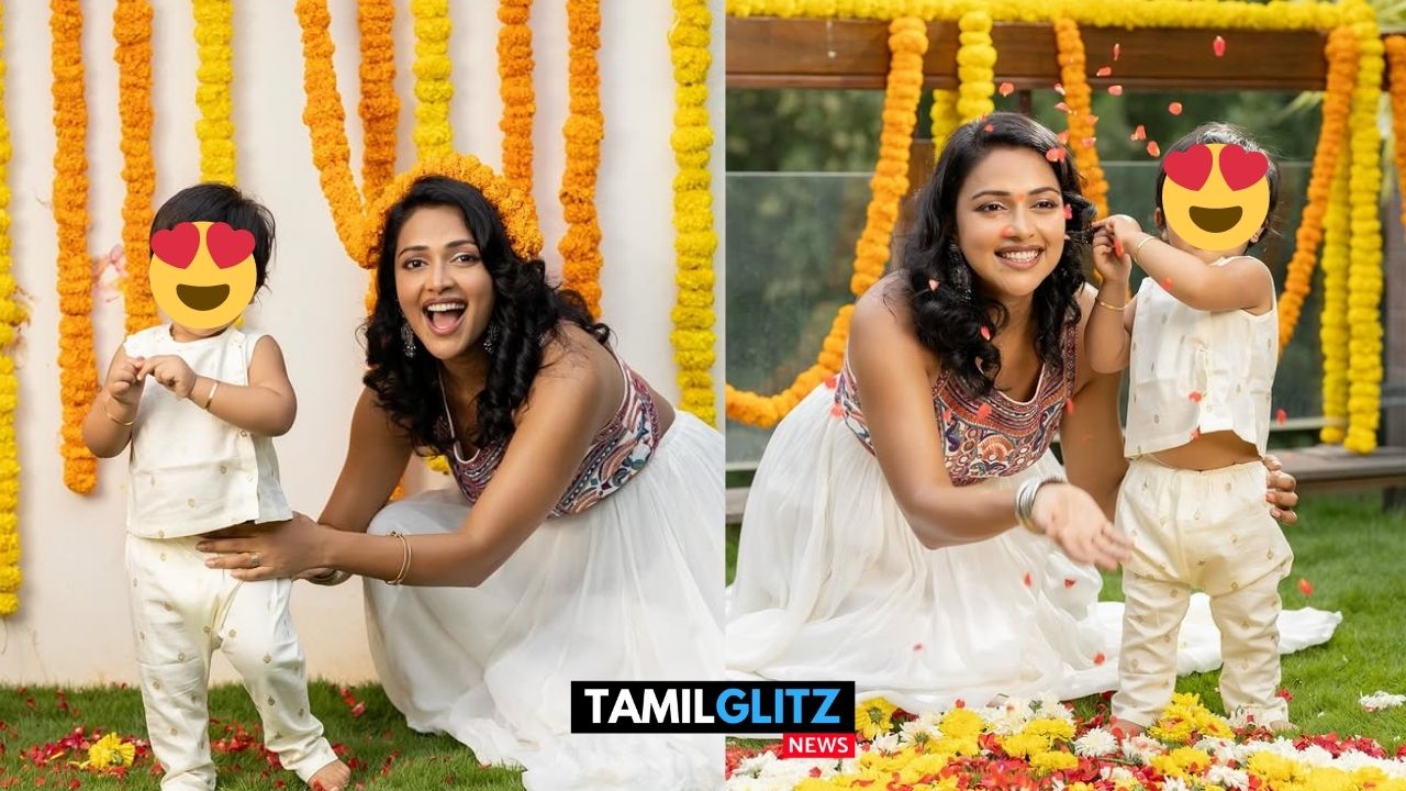 அட அப்படியே அம்மா போலவே இருக்காரே..! வைரலாகும் அமலாபால் மகன் புகைப்படங்கள்..! 19