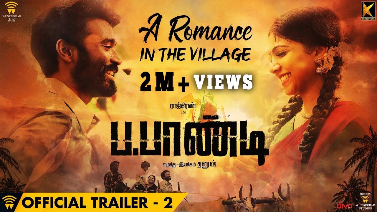 Power Paandi - A Romance in the Village - Trailer | Rajkiran | Dhanush | Sean Roldan