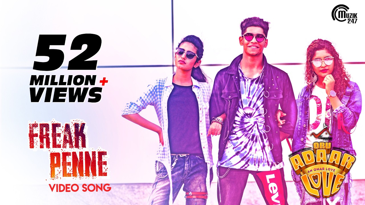 Oru Adaar Love| Freak Penne Rap Song| Priya Varrier, Roshan, Noorin Shereef| Shaan Rahman |Omar Lulu