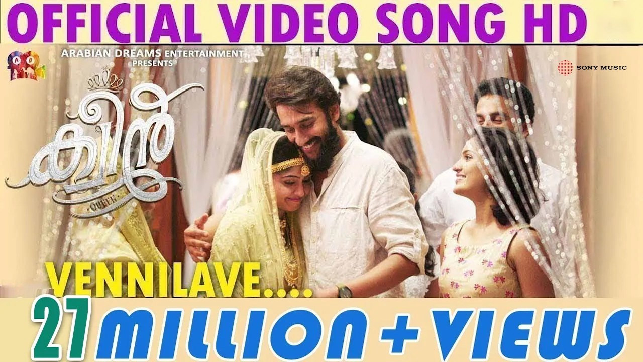 Vennilave Official Song | Queen | Dijo Jose Antony | Jakes Bejoy | Arabian Dreams Entertainment