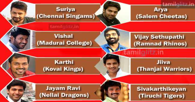 Tamil Actors Star Cricket – Complete Players List