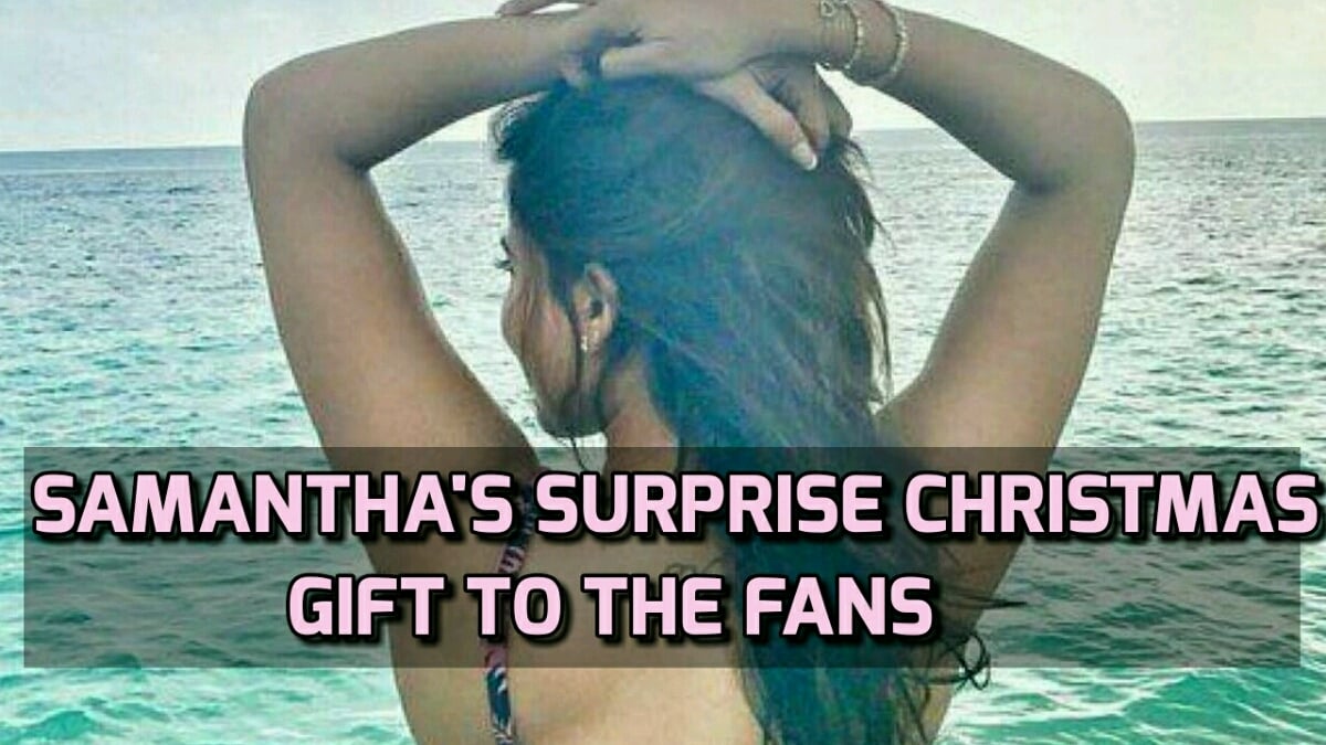 Samantha's surprise Christmas gift to Fans 9