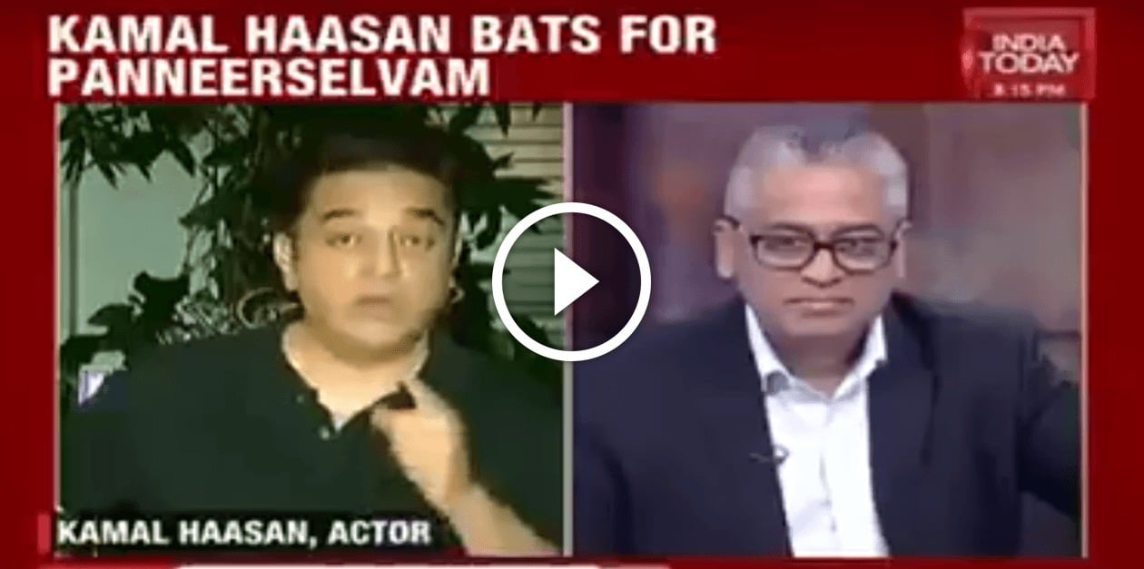 Kamal Hassan bashes Sasikala On India Today Live 2